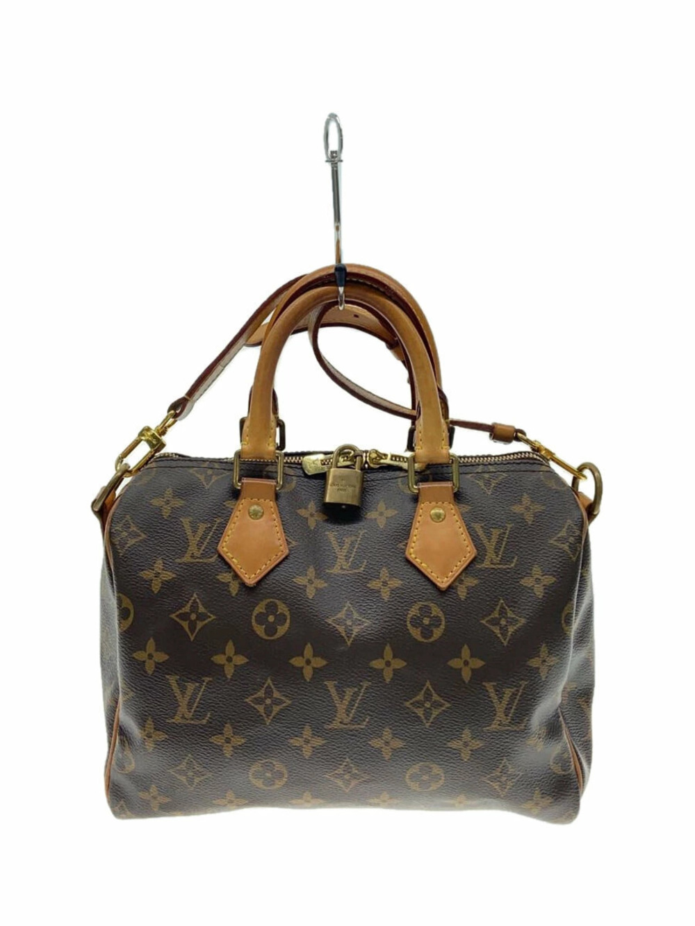 LOUIS VUITTON Speedy Bandouliere Canvas Brown